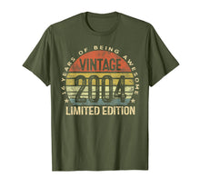 Load image into Gallery viewer, 16 Year Old Gifts Vintage 2004 Limited Edition 16th Birthday T-Shirt-85738
