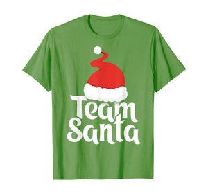 Team Santa Tshirt Christmas Family Matching Pajama T-Shirt