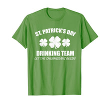 Load image into Gallery viewer, St Patricks Day Drinking Team Shirt - Funny St. Pattys Day T-Shirt-206806
