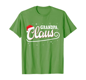 Mens Grandpa Claus Shirt Santa Christmas Family Matching Pajama T-Shirt