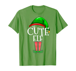 The Cute Elf Group Matching Family Christmas Gift Holiday T-Shirt