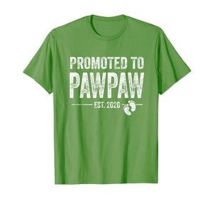 Promoted To Pawpaw 2020 Vintage Announcement Pregnancy TShirt450630
