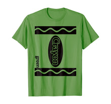 Load image into Gallery viewer, Green Crayon Box Halloween Costume Couple Group T-Shirt 7774
