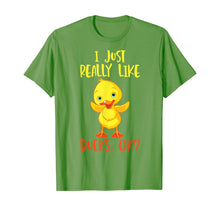 Load image into Gallery viewer, Duck Tshirt  I Just Really Like Ducks T-Shirt269782
