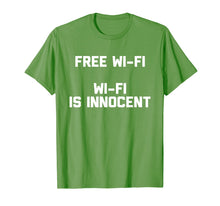 Load image into Gallery viewer, Funny shirts V-neck Tank top Hoodie sweatshirt usa uk au ca gifts for Free Wi-Fi, Wi-Fi Is Innocent T-Shirt Novelty Internet Gifts 2629628
