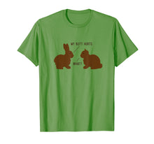 Load image into Gallery viewer, Funny shirts V-neck Tank top Hoodie sweatshirt usa uk au ca gifts for Funny Chocolate Easter Bunny Shirt, My Butt Hurts Gift 2097748

