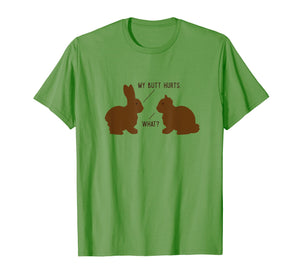 Funny shirts V-neck Tank top Hoodie sweatshirt usa uk au ca gifts for Funny Chocolate Easter Bunny Shirt, My Butt Hurts Gift 2097748