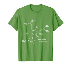 Funny shirts V-neck Tank top Hoodie sweatshirt usa uk au ca gifts for Humulone Molecule Geeky Beer Brewing Science T-shirt 2012093