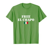 Load image into Gallery viewer, Funny shirts V-neck Tank top Hoodie sweatshirt usa uk au ca gifts for FREE EL CHAPO With Mexican Flag Funny Graphic T-Shirt 1747508
