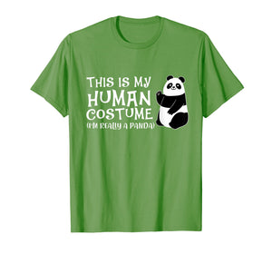 Funny shirts V-neck Tank top Hoodie sweatshirt usa uk au ca gifts for Panda Human Costume Love Pandas T-Shirt 1263991