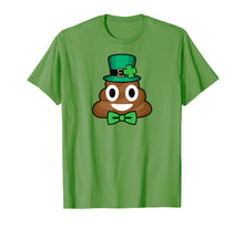Load image into Gallery viewer, Funny shirts V-neck Tank top Hoodie sweatshirt usa uk au ca gifts for Leprechaun Poop Emoji Funny St Patricks Day T-Shirt 1912743
