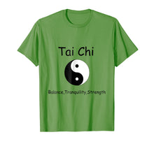Load image into Gallery viewer, Funny shirts V-neck Tank top Hoodie sweatshirt usa uk au ca gifts for Tai Chi Tshirt, Balance Tranquility Strength Yin Yang Shirt 1235349
