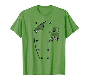 Funny shirts V-neck Tank top Hoodie sweatshirt usa uk au ca gifts for Funny Chef Tshirt Costume Jacket Faux Cooks Uniform Fun Gift 1145866