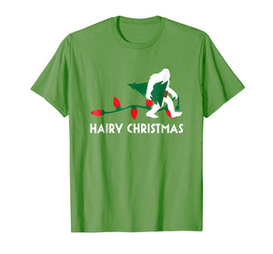 Funny shirts V-neck Tank top Hoodie sweatshirt usa uk au ca gifts for Bigfoot Hairy Christmas Tree Shirt Holiday Sasquatch Gift 2074680