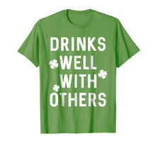 Load image into Gallery viewer, Funny shirts V-neck Tank top Hoodie sweatshirt usa uk au ca gifts for Drinks Well With Others T-Shirt - St. Patrick&#39;s Day Drinking 1824984

