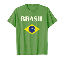 Load image into Gallery viewer, Funny shirts V-neck Tank top Hoodie sweatshirt usa uk au ca gifts for Brasil Retro Soccer T-Shirt For Men, Women and Kids. 2286236
