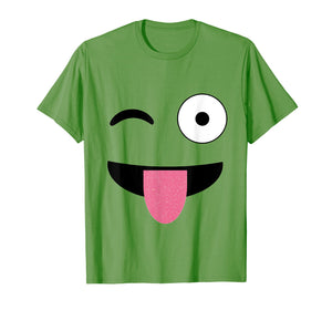 Funny shirts V-neck Tank top Hoodie sweatshirt usa uk au ca gifts for Emoji Face With Winking One Eye and Tongue Out Emoticon 1578429