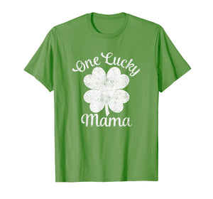Funny shirts V-neck Tank top Hoodie sweatshirt usa uk au ca gifts for One Lucky Mama Shirt St Patricks Day Shirt for Women Moms 2041392