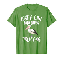 Load image into Gallery viewer, Funny shirts V-neck Tank top Hoodie sweatshirt usa uk au ca gifts for Just A Girl Who Loves Pelicans T-Shirt Bird Lover Gift 608994
