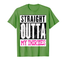 Load image into Gallery viewer, Funny shirts V-neck Tank top Hoodie sweatshirt usa uk au ca gifts for Straight Outta My Thirties Funny Women&#39;s 40th Birthday Shirt 2266231

