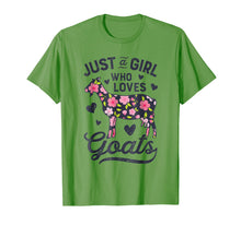 Load image into Gallery viewer, Funny shirts V-neck Tank top Hoodie sweatshirt usa uk au ca gifts for Just a Girl who Loves Goats T shirt Goat Farmer Farm Women 212002
