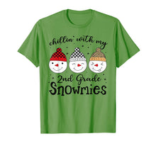 Load image into Gallery viewer, Chillin&#39; With My 2nd Grade Snowmies Christmas Teacher Gifts T-Shirt-1679960
