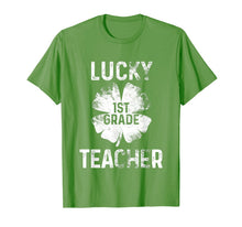 Load image into Gallery viewer, Lucky To Be A 1st Grade Teacher Saint Paddys St Patricks Day T-Shirt-3014353
