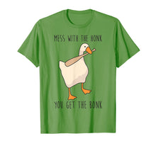 Load image into Gallery viewer, Mess With The Honk You Get The Bonk Funny Duck T-Shirt

