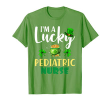 Load image into Gallery viewer, St Patrick&#39;s Day Gifts I&#39;m A Lucky Pediatric nurse T-Shirt-1767166
