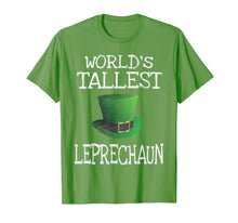 Load image into Gallery viewer, World&#39;s Tallest Leprechaun Funny St Patrick&#39;s Day Boys Men TShirt977316
