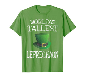 World's Tallest Leprechaun Funny St Patrick's Day Boys Men TShirt977316
