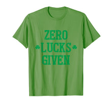 Load image into Gallery viewer, Zero Lucks Given TShirt Irish Saint St.Patrick&#39;s Paddys Day T-Shirt648667
