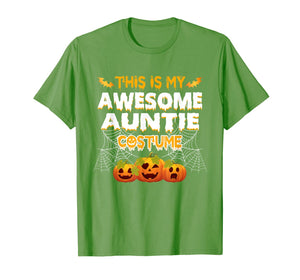 This Is My Awesome Auntie Costume Halloween Gift T-Shirt