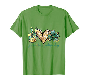 Peace love Patty's Day Clover TShirt St Patrick's Day Gifts T-Shirt612190
