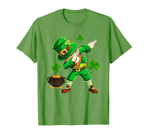Funny Dabbing Leprechaun Saint Patrick's Day Shamrock Gifts TShirt291473