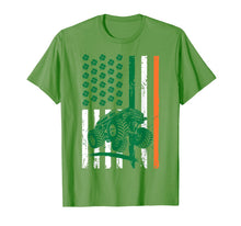 Load image into Gallery viewer, Irish American Flag Monster Truck St Patrick's Day Gift T-Shirt-4144668
