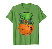 Load image into Gallery viewer, Basketball Leprechaun Shamrock St Patricks Day Men Boys Kids TShirt300255
