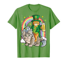 Load image into Gallery viewer, Cat Unicorn Leprechaun St Patricks Day Women Caticorn Beer TShirt262862
