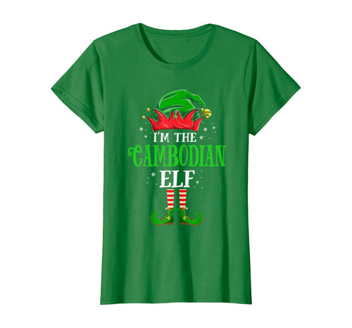 Funny shirts V-neck Tank top Hoodie sweatshirt usa uk au ca gifts for Cambodian Elf Matching Family Group Christmas Gifts T-Shirt 724031