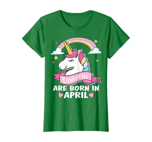 Unicorns are born in April Birthday Party Gifts TShirt291017