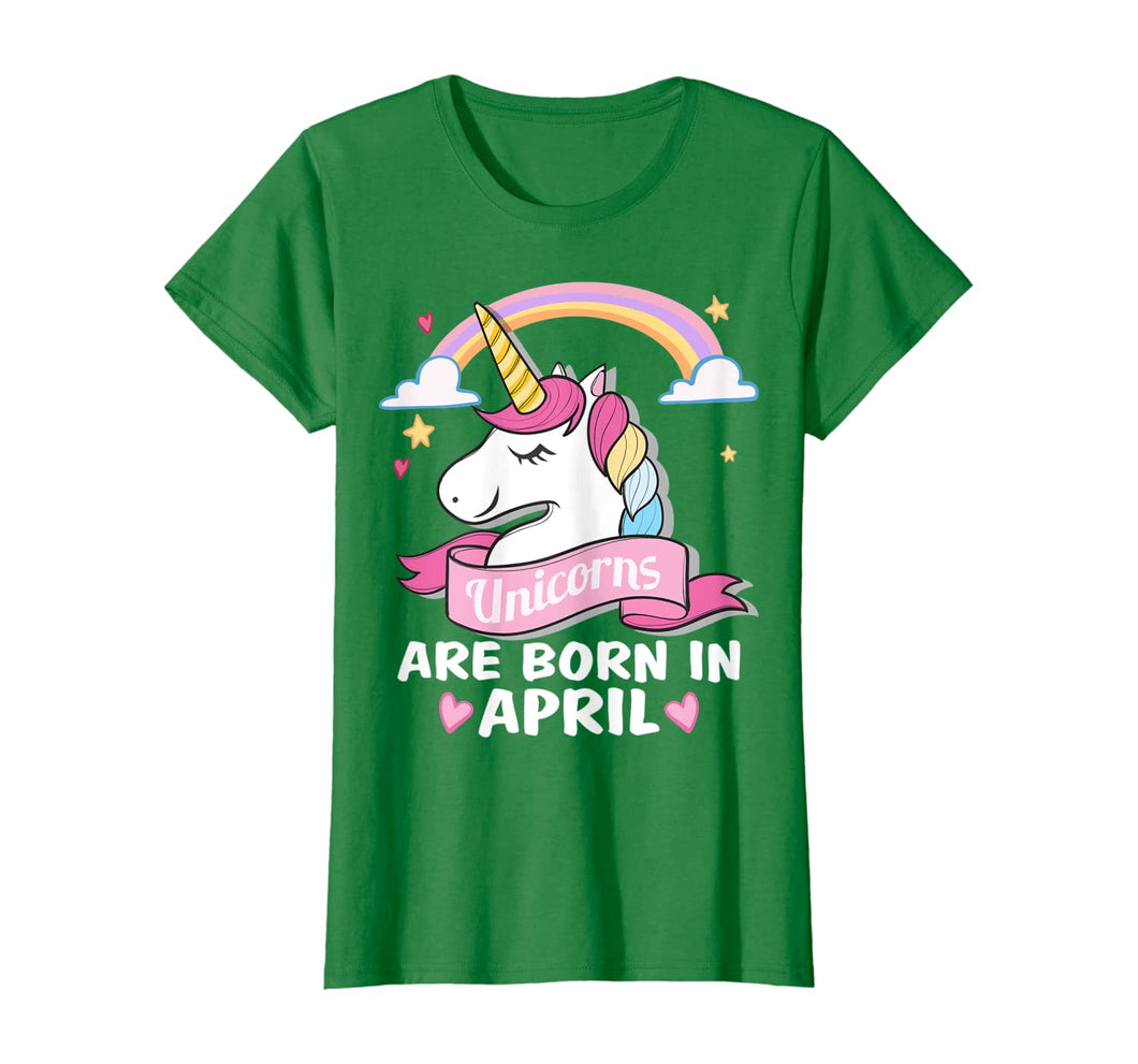 Unicorns are born in April Birthday Party Gifts TShirt291017