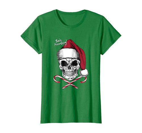 Funny shirts V-neck Tank top Hoodie sweatshirt usa uk au ca gifts for Skull Bah Humbug Christmas Funny Santa T shirt 133838