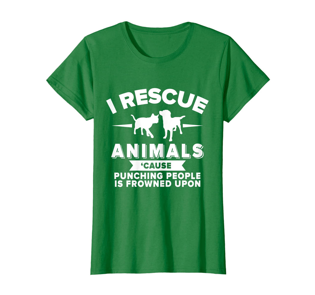 Funny shirts V-neck Tank top Hoodie sweatshirt usa uk au ca gifts for I Rescue Animals Funny Tee Shirt 2188977