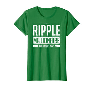 Funny shirts V-neck Tank top Hoodie sweatshirt usa uk au ca gifts for Ripple Millionaire Est Any Day Now Crypto Blockchain T-Shirt 1939034