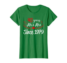 Load image into Gallery viewer, Funny shirts V-neck Tank top Hoodie sweatshirt usa uk au ca gifts for 40 Years Mr And Mrs Since 1979 - Valentine T-Shirt 888178
