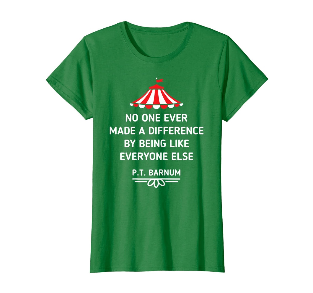 Funny shirts V-neck Tank top Hoodie sweatshirt usa uk au ca gifts for PT Barnum Quote No One Ever Made a Difference Shirt 1045527