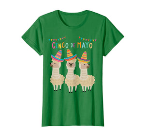 Funny shirts V-neck Tank top Hoodie sweatshirt usa uk au ca gifts for No probLlama Cinco De Mayo Shirt Funny Llama Mexican 5th May 2129249