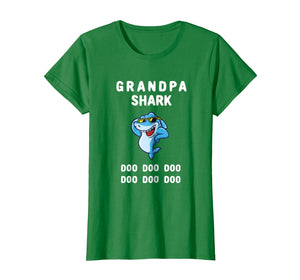 Funny shirts V-neck Tank top Hoodie sweatshirt usa uk au ca gifts for Grandpa Shark T-shirt Doo Doo Doo - Grandpa Shark Gift Shirt 1034369