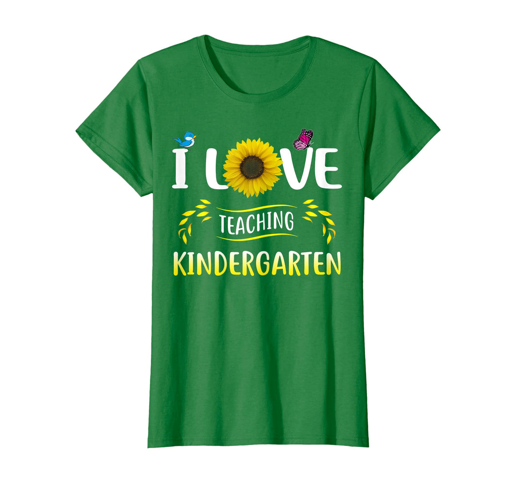 Funny shirts V-neck Tank top Hoodie sweatshirt usa uk au ca gifts for I Love Teaching Kindergarten T-Shirt Sunflower Teacher Shirt 2946039