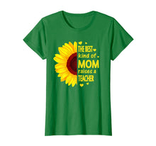 Load image into Gallery viewer, Funny shirts V-neck Tank top Hoodie sweatshirt usa uk au ca gifts for The Best Kind Of Mom Raises A Teacher t Shirt Sunflower 1647435
